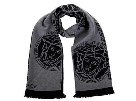 foulard versace polyester|Versace wool scarf.